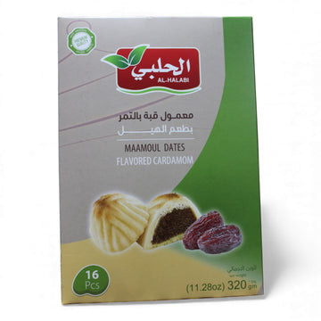 AL-HALABI 16 Piece Maamoul Dates