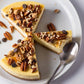 Andy Anand Freshly Baked Turtle Cheesecake 9" with Chocolate Chip & Nuts Irresistible Desserts, Birthday Cheesecake in Ny Style - 2 lbs