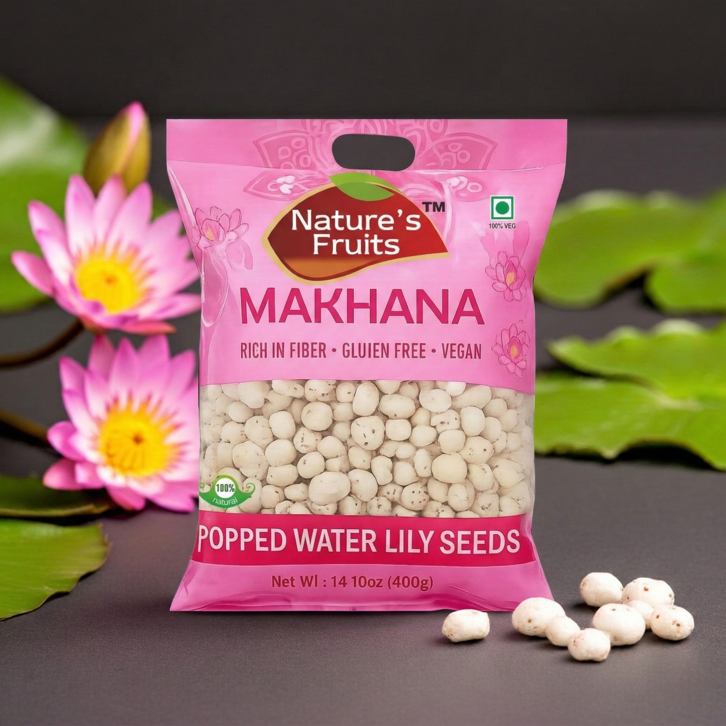 Makhana (Popped Water Lily Seeds)