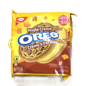Maple Creme Oreo 261g | Made with Real Quebec Maple Syrup (Canada) Best By 18-March-2026