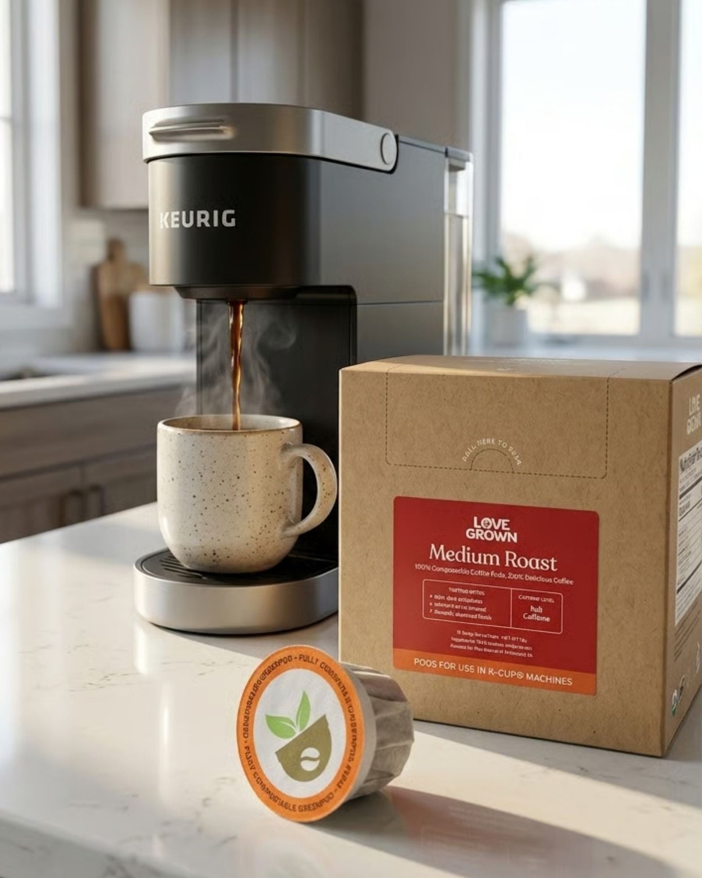 Compostable Coffee Pods for Keurig® Machines