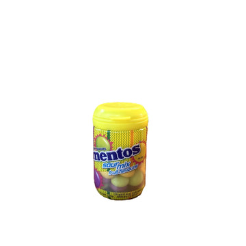Mentos Sour Mix Fruit Flavours – Tangy Chewy Candy Bottle 120g (Korea)