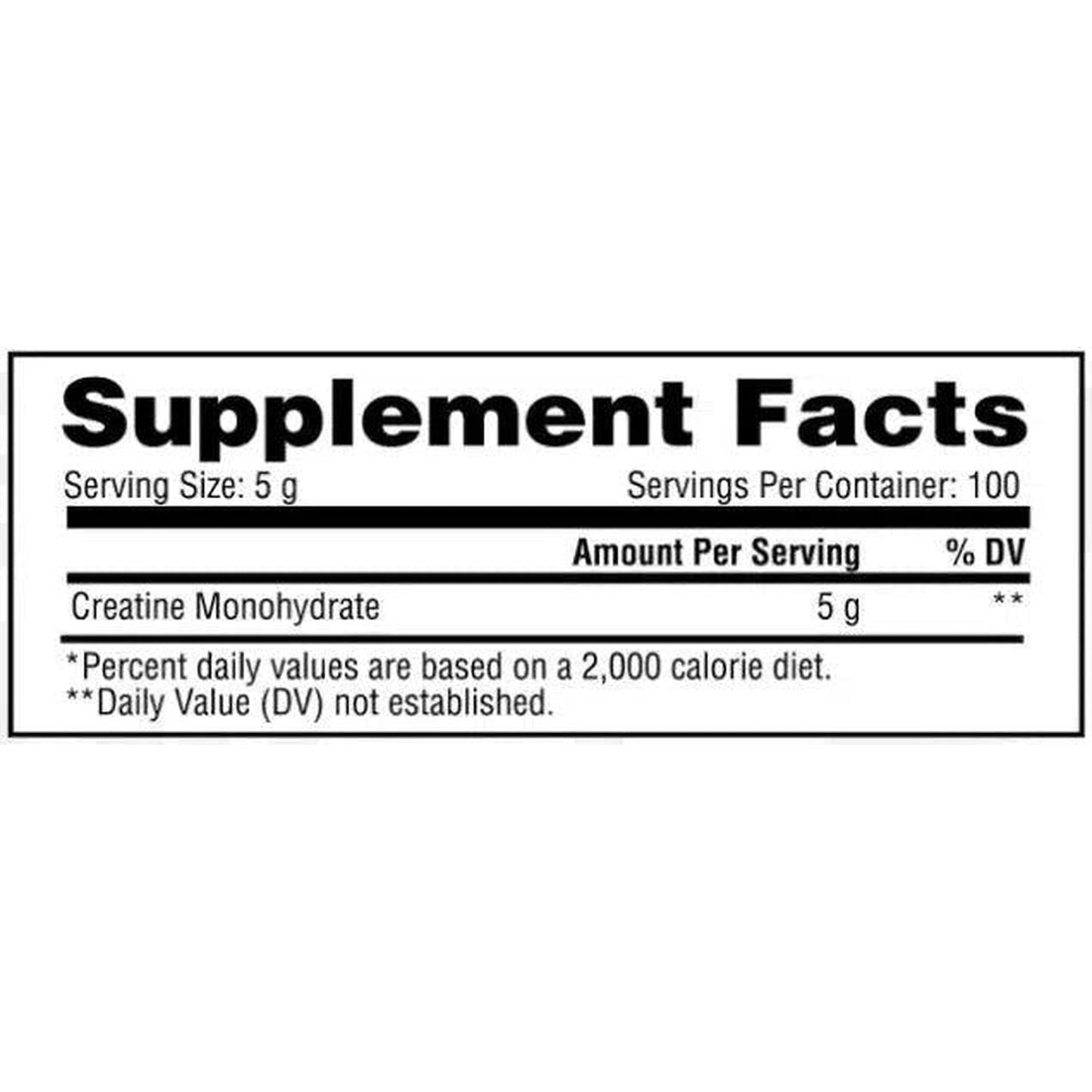 Metabolic Nutrition Creatine Monohydrate