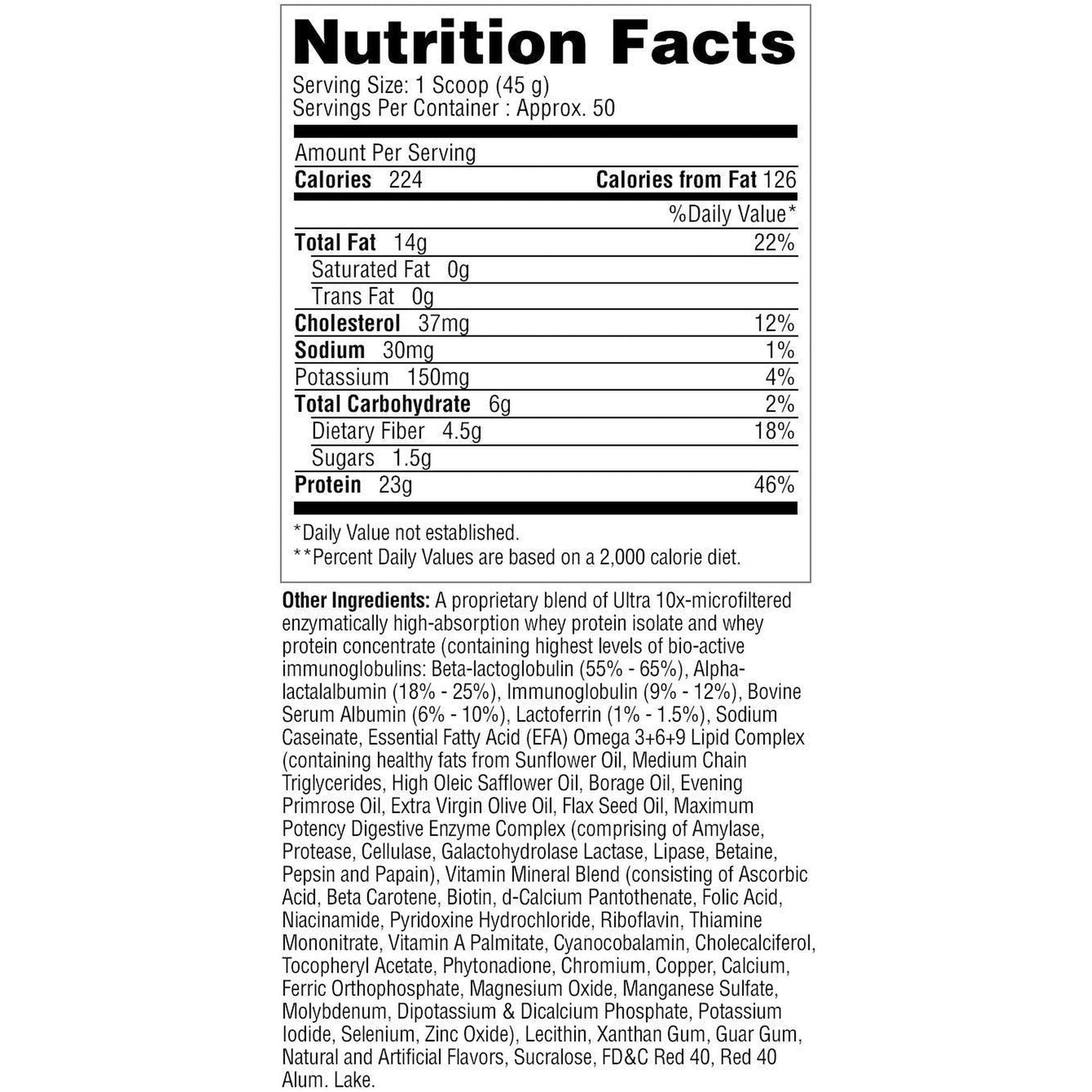 Metabolic Nutrition Musclean 5 lb