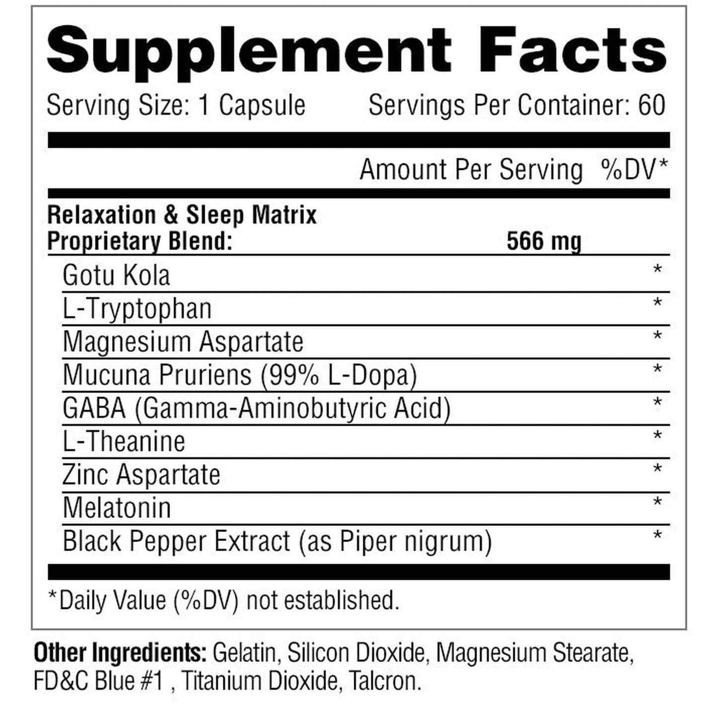 Metabolic Nutrition Relaxitrol
