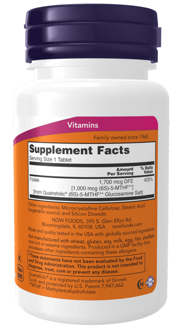Methyl Folate 1,000mcg