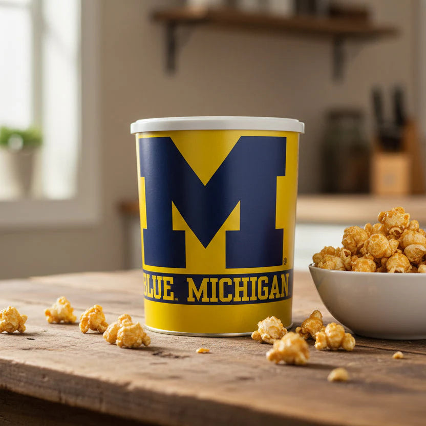 Michigan Wolverines Gift Basket - Premium Snack Tin - Officially Licensed NCAA