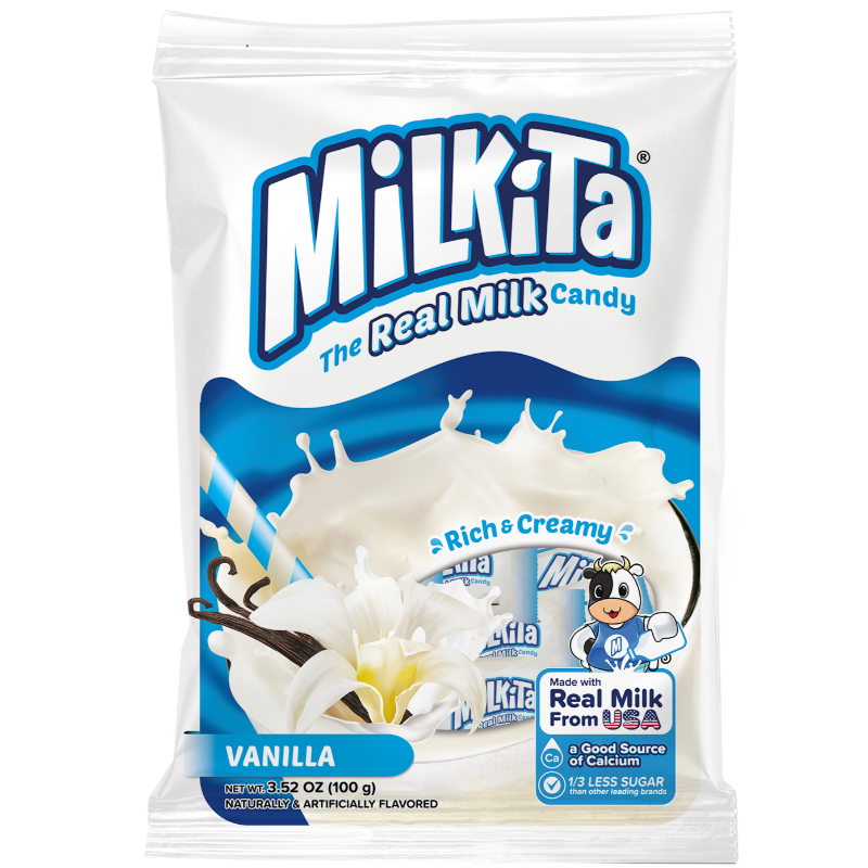 Milkita Vanilla Milky Creamy Chewy Milk Candy