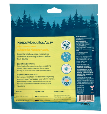 Mosquito Repellent Patches, Natural, Cliganic