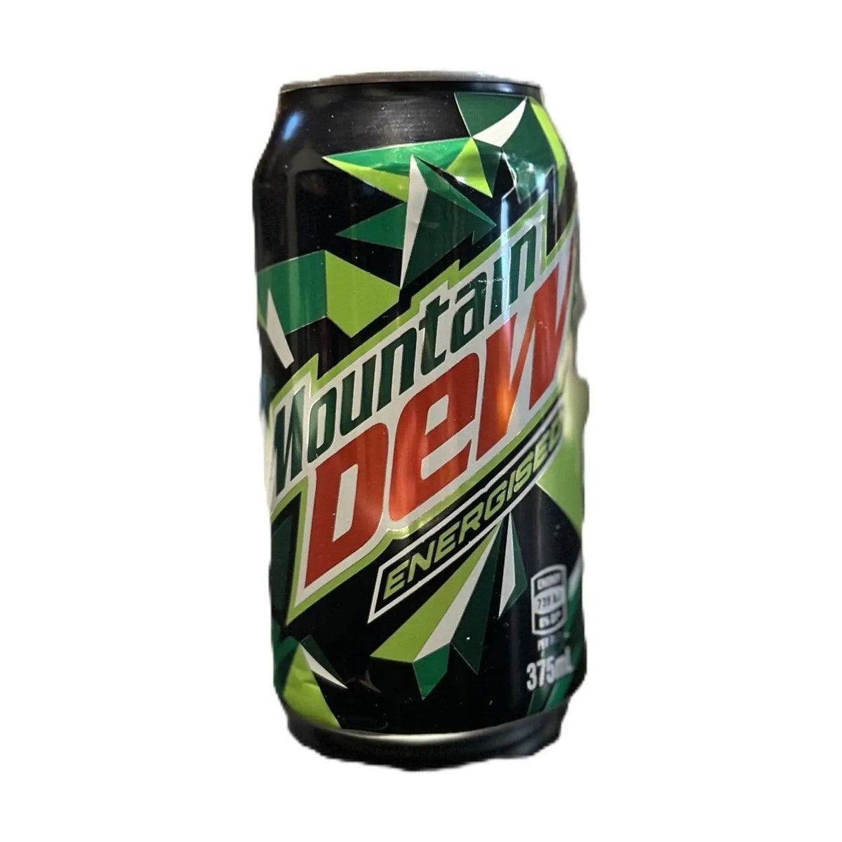 Mountain Dew Energised – Citrus Caffeinated Soft Drink 375mL Can (Australia)