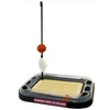 Ncaa Mississippi State Bulldogs Cat Scratcher Mat Toy With Catnip Plush & Feather Cat Toy 5-In-1 Kitty Toy