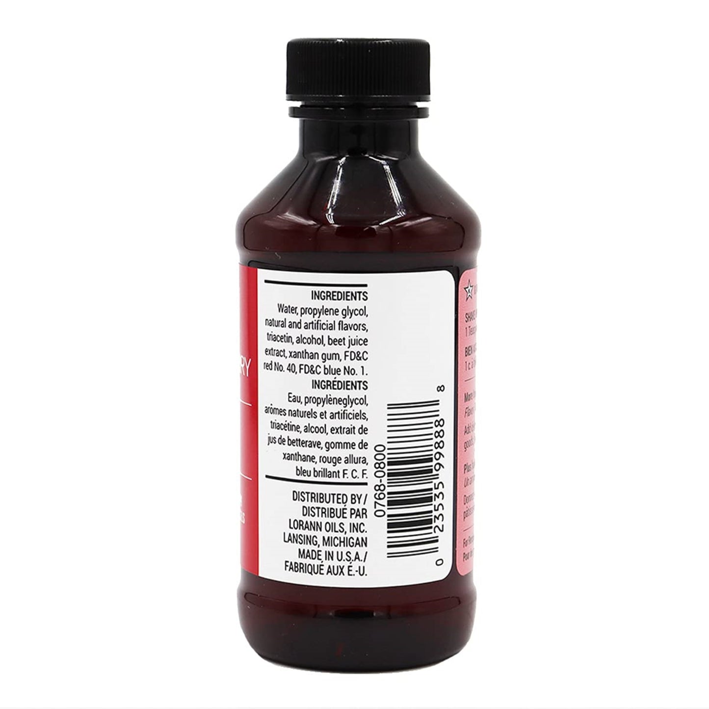 Lorann Strawberry Bakery Emulsion, 4 Ounce Bottle