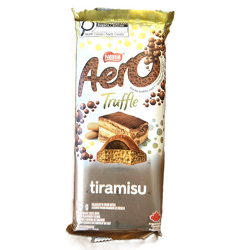 Nestlé Aero Truffle Tiramisu Chocolate Bar 105g – Bubbly Imported Chocolate Candy (Canada)
