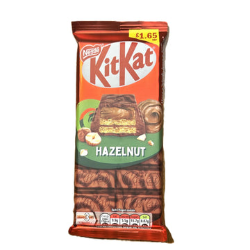 Nestlé KitKat Hazelnut Chocolate Bar-Rare British KitKat Flavor 96g (UK)