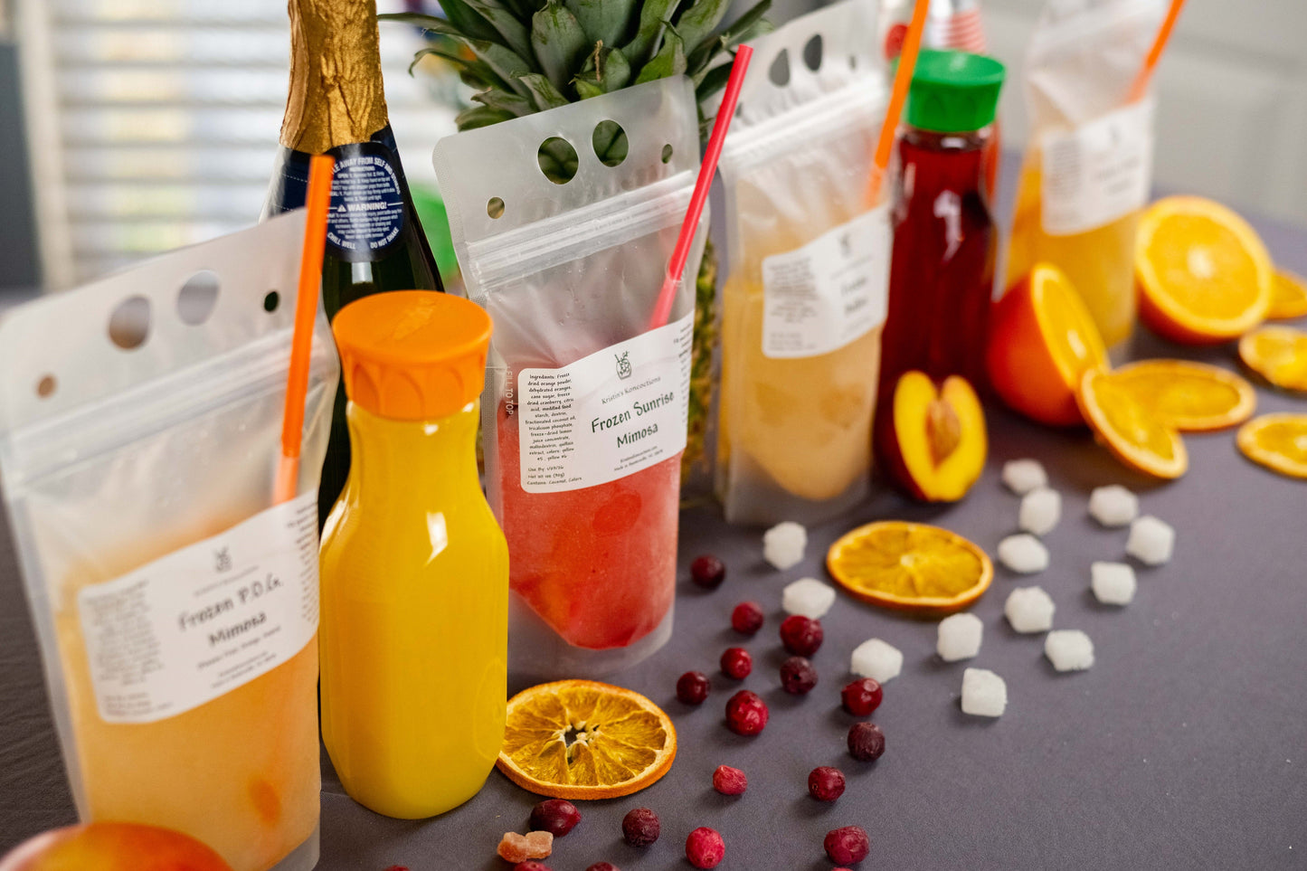 Frozen Mimosa Slushie Pouches