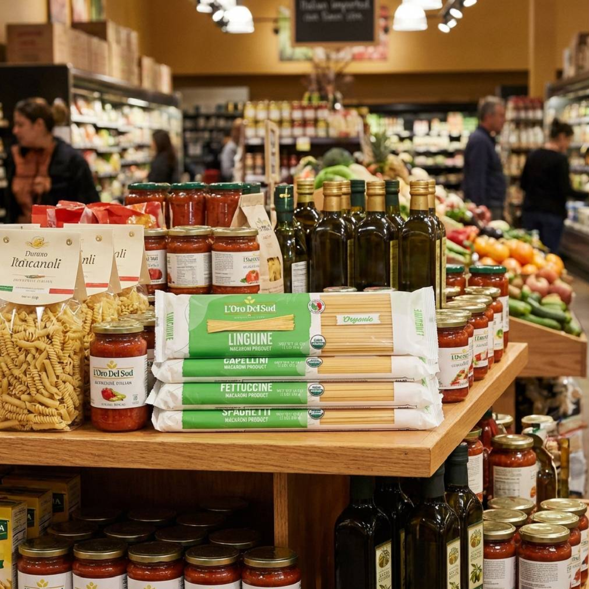 L'Oro Del Sud, Organic Capellini Pasta 20 Pack x 1 lb