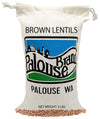 Certified Glyphosate Residue Free Small Brown Dry Lentils | 3 Lbs Plastic Free Packaging | Family Farmed In Washington State | 1