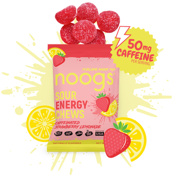 Caffeinated Strawberry Lemonade Sour Energy Chews