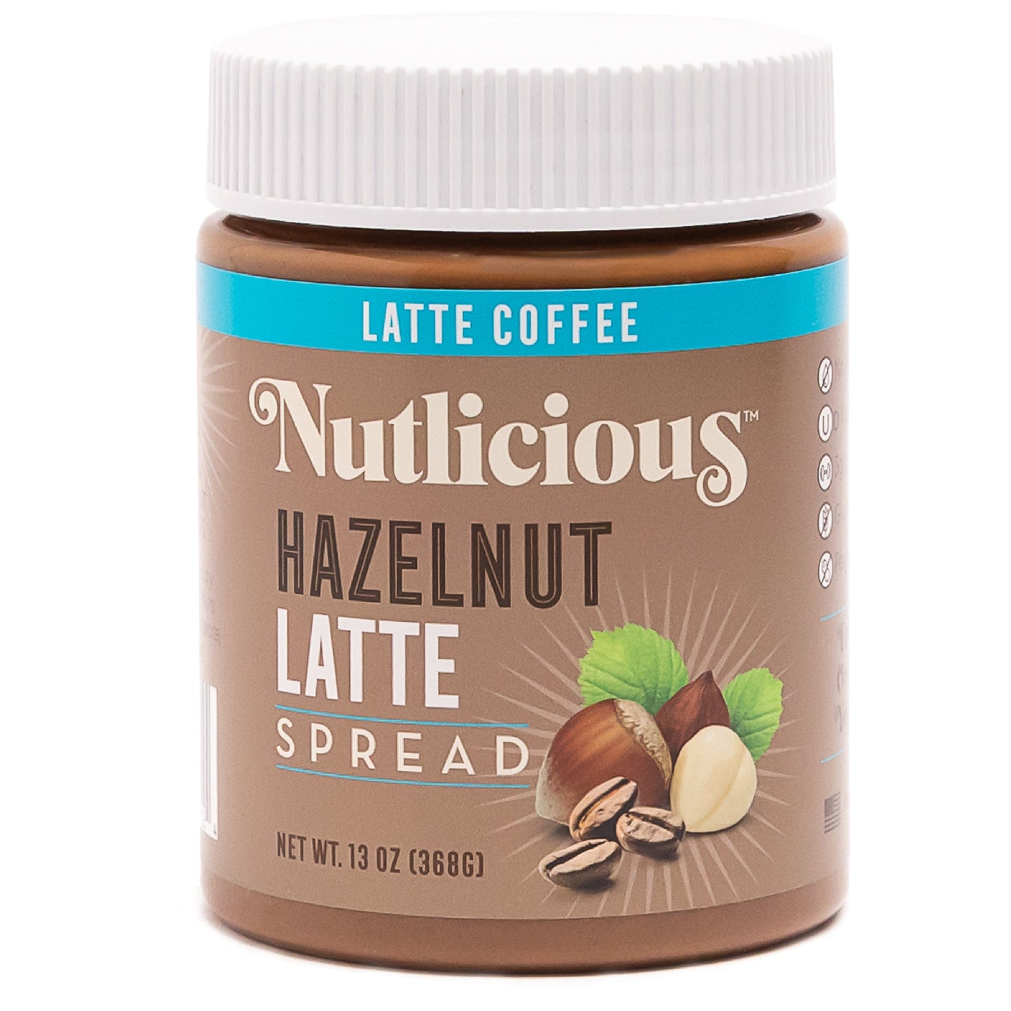 Spread Hazelnut Latte, 6 x 13 oz jars (SYSCO)