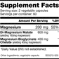 NutraBio Magnesium 200 mg - 120 Capsules