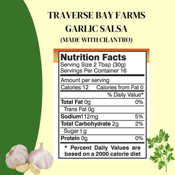 Garlic Salsa - Medium, 16 oz