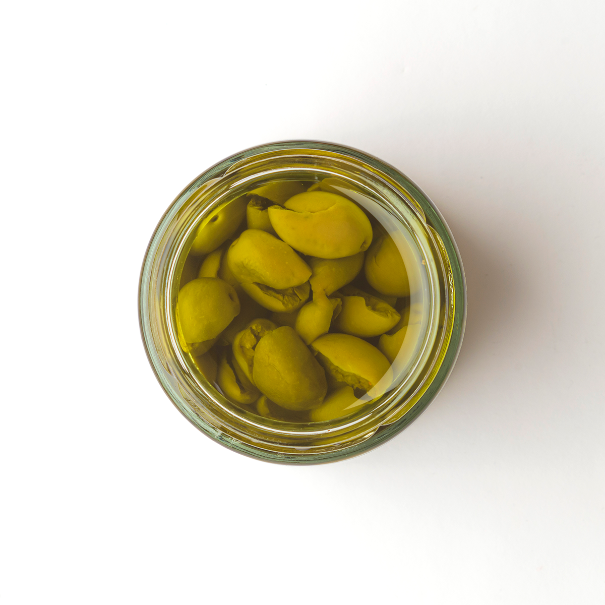 Antipasto Olive Schiacciate alla Calabrese (CRUSHED OLIVES CALABRIAN STYLE)