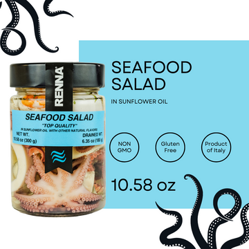 SALE! Renna, Baby Octopus, Small Octopus preserved in oil, 10.58oz