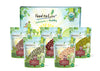 Organic Sprouting Beans, Peas, And Lentils In A Gift Box - Mung Beans, Adzuki Beans, Red Lentils, Chickpeas And Green Peas, Non-