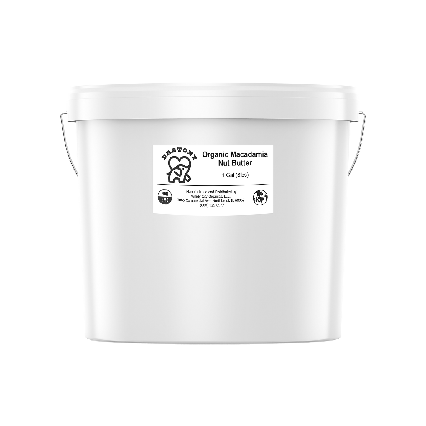 Natural Macadamia Nut Butter - 1 Gallon