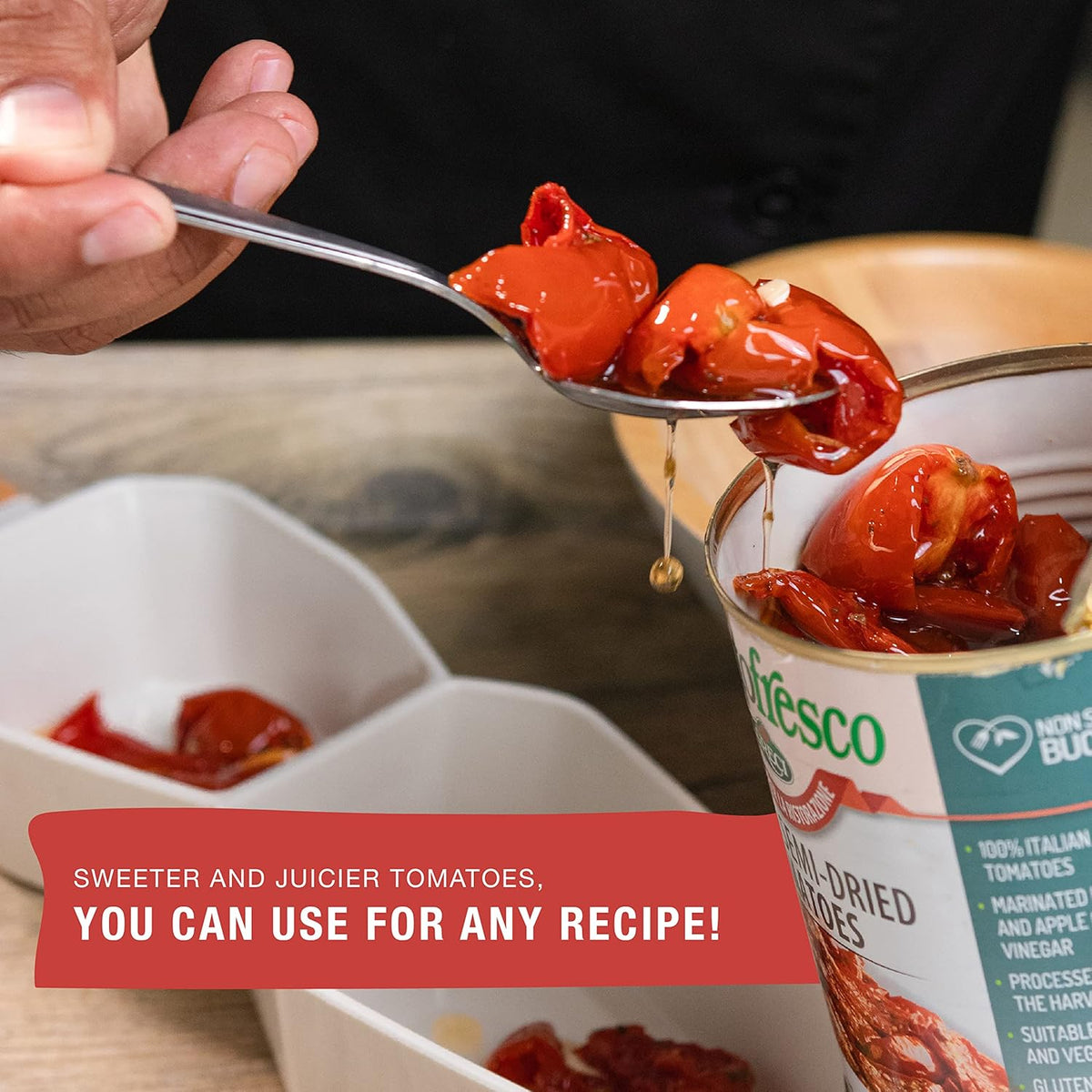 Greci Prontofresco Semi-Dried Red Rustic Roasted Tomatoes