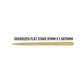 10000 Qty Oversized Flat Birchwood Stakes In Cardboard Reusable Box