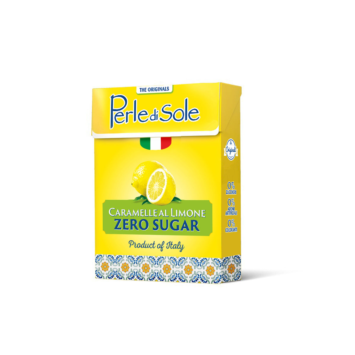Perle di Sole Lemon Flavored Sugar-free Pastilles