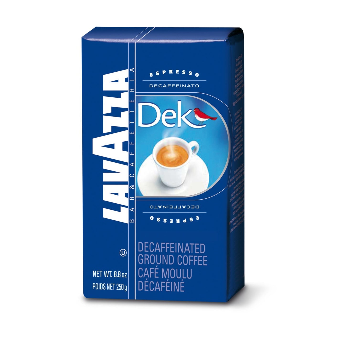 Dek Espresso Decaffeinated Roast Ground Coffee by Lavazza for Unisex - 8.8 oz Coffee