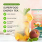 Organic Moringa Energy Tea - Peach Mint Apricot - Natural Coffee Alternative