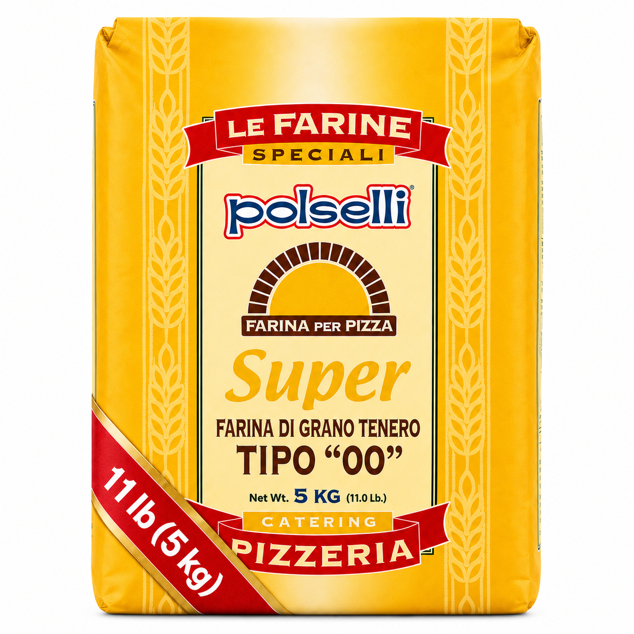 Polselli, Super Tipo 00 Pizza Flour, 11 lb (5 kg)