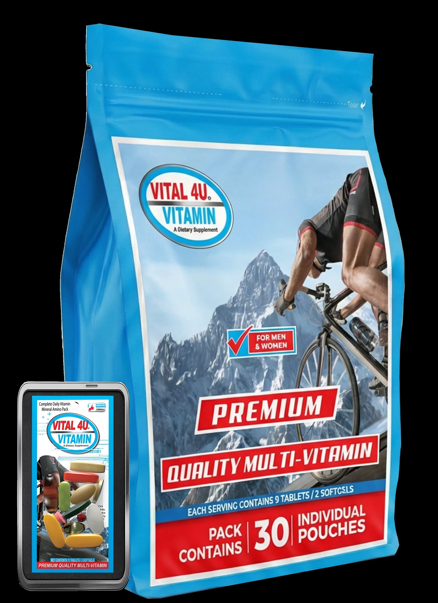 Vital 4U Premium 30-Day Multivitamin