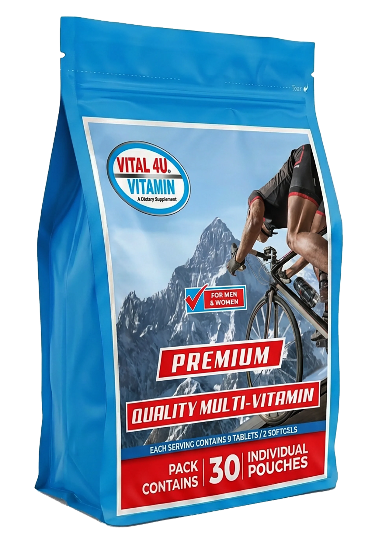 Vital 4U Premium 30-Day Multivitamin