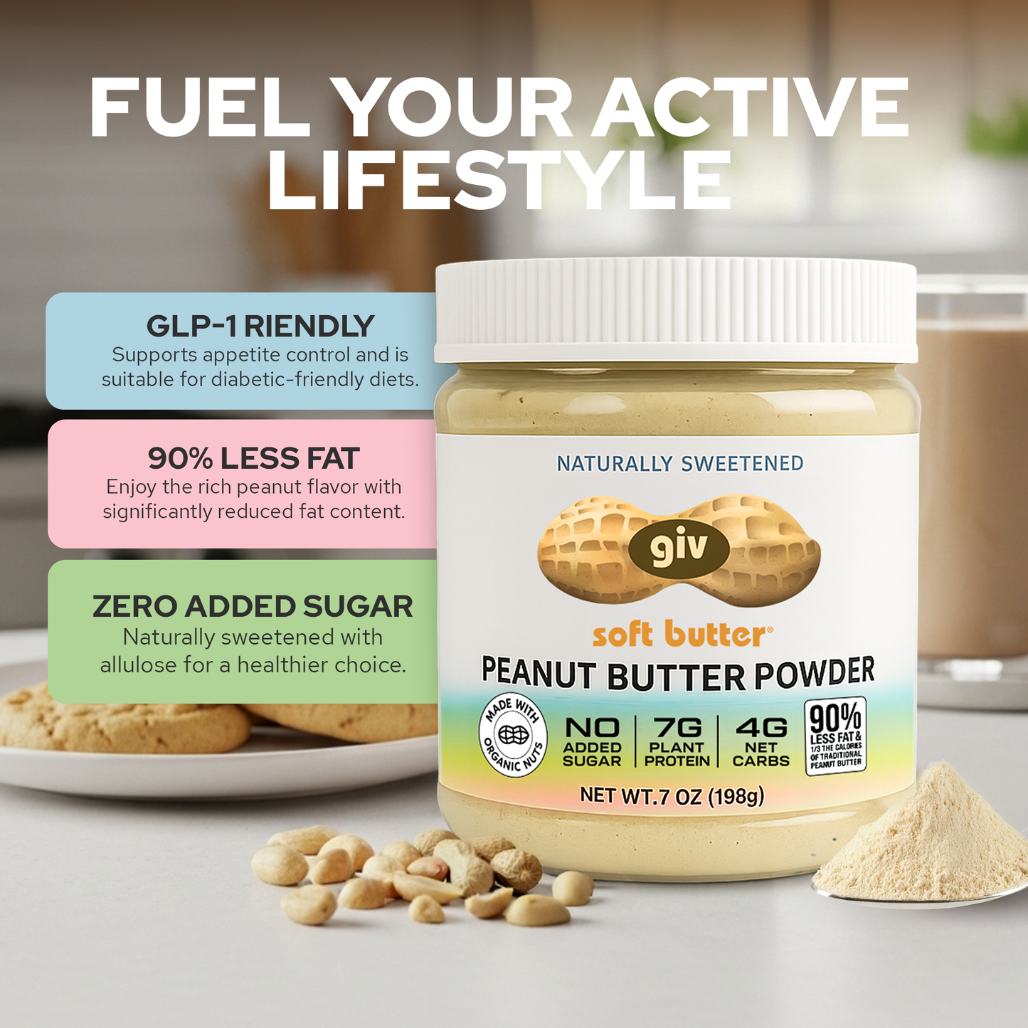 PEANUT BUTTER POWDER CASE