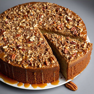 Andy Anand's Caramel Pecan Cake 9" - Dream full of Deliciousness (2 lbs)