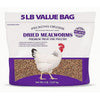 Pecking Order Dried Mealworms Backyard Chicken Treat, 5 Lb. Poultry Feed & Treat. Value Size!