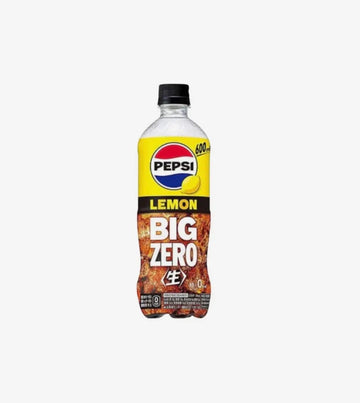 Pepsi Lemon Big Zero 600mL – Zero Sugar Lemon Pepsi Soda (Japan)