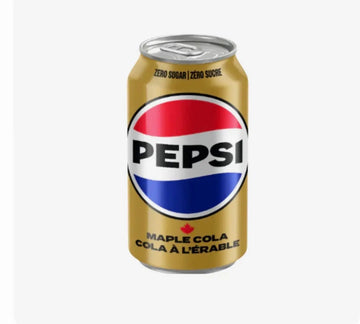 Pepsi Maple Cola Zero Sugar 355mL Can– Zero Sugar Maple Flavored Pepsi Soda (Canada)