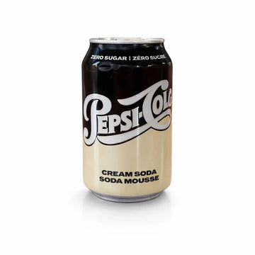 Pepsi Soda Shop Cream Soda Cola Zero Sugar – Limited Edition Vanilla Cream Pepsi (Canada)