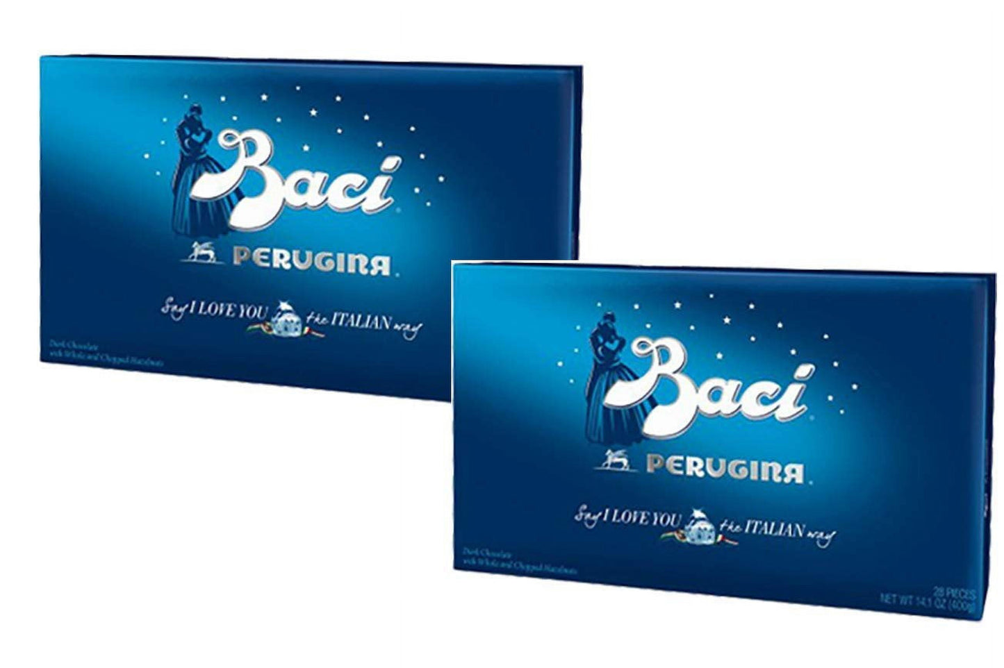 Perugina Baci Dark Chocolate 28 Piece Gift Box (Pack Of 2)