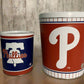 JGB Sports - Large Philadelphia Phillies Gift Tin Basket - Made In America