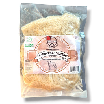 Halal Sausage Casings 24-26mm Natural Lamb-Sheep 9 Pack