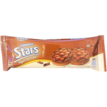 Elegance Stars Triple Chocolate Cookies – 6 Halal Biscuits