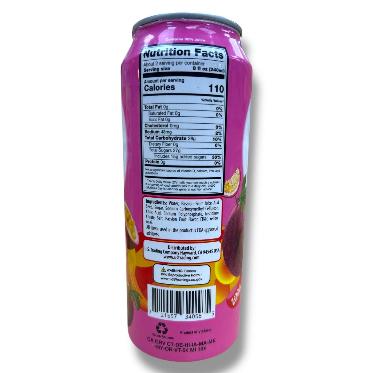 honey bee – Passion Fruit Drink with Pulp