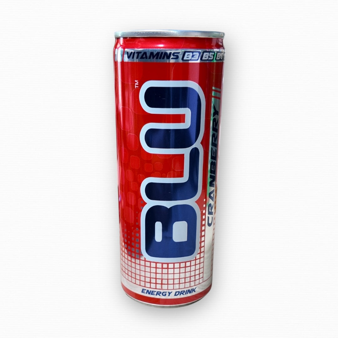 BLU DAY Cranberry Energy Drink 250ml Can
