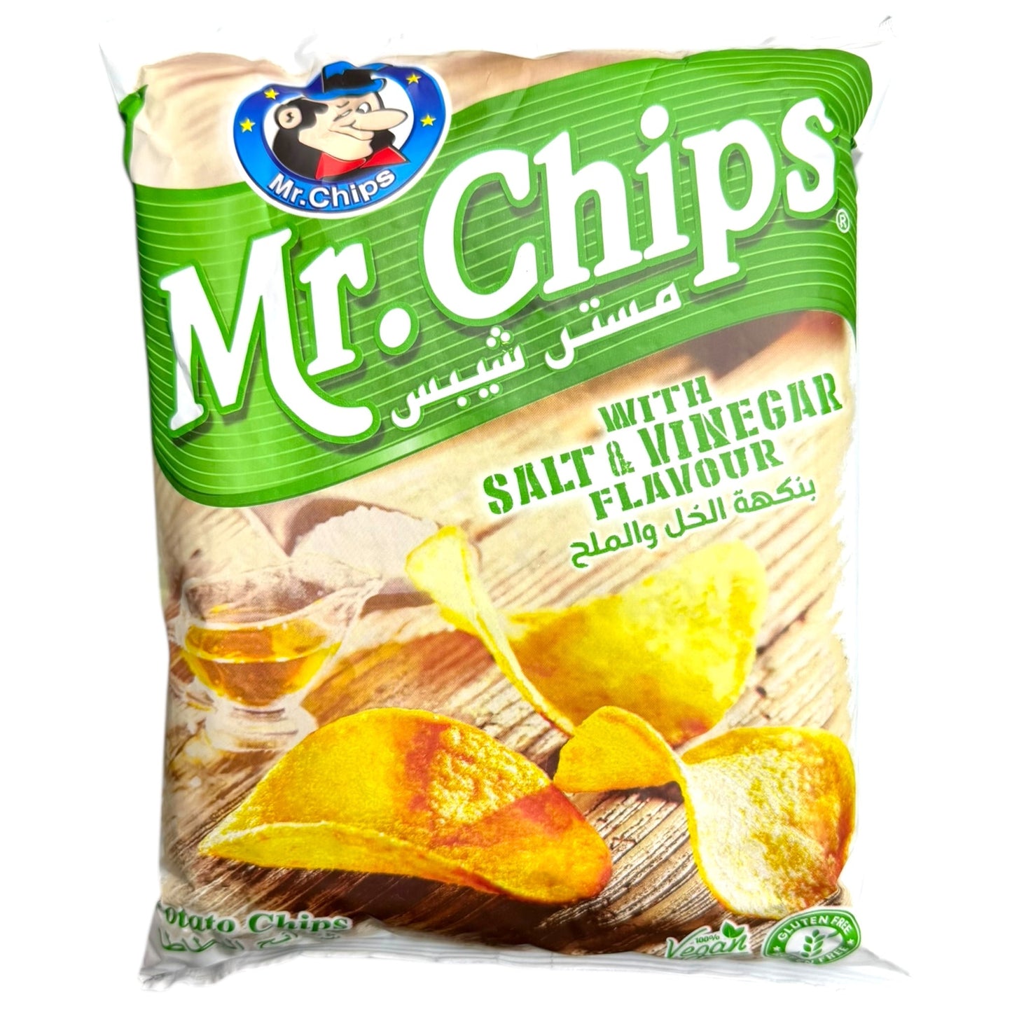 Mr.Chips Salt Vinegar Crisps 70g – Crispy Savory Snack